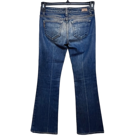 Paige Laurel Canyon Flare Leg Medium Wash Jeans - Picture 2 of 10